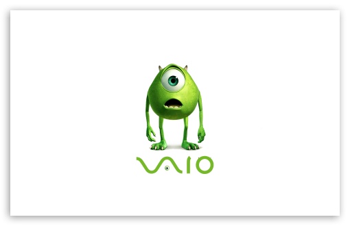 Download Vaio Green Eye UltraHD Wallpaper