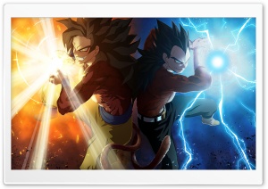 Vegeta and Goku by Madan