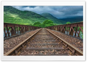 Railway track, Scotland