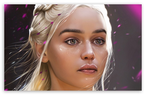 Download Daenerys Game of Thrones Painting ART UltraHD Wallpaper