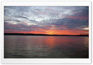 Sunrise, Portage Lake,...