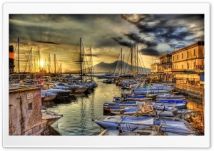Sunrise In The Naples Docks