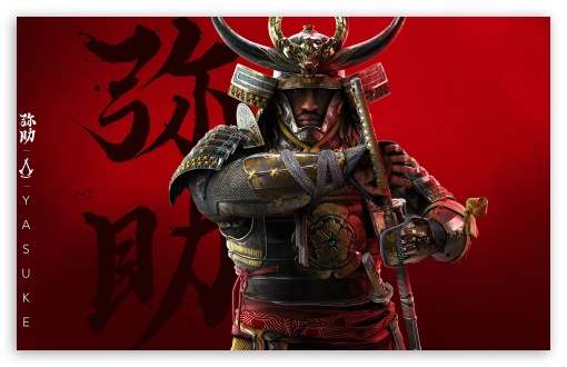 Download Legendary Warrior Yasuke Assassins Creed... UltraHD Wallpaper
