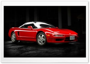 Red Acura NSX 1991