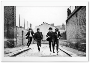 The Beatles Running