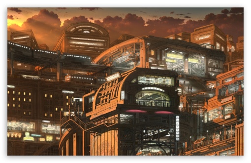 Download City Of The Future UltraHD Wallpaper