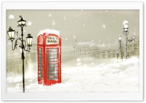Phone Booth Winter