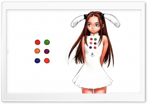 Anime Girl With Bunny Ears