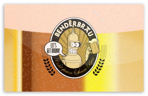 Download Futurama Bender   Benderbrau UltraHD Wallpaper