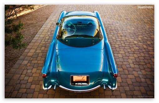 Download 1954 Chevrolet Corvette Bubbletop UltraHD
