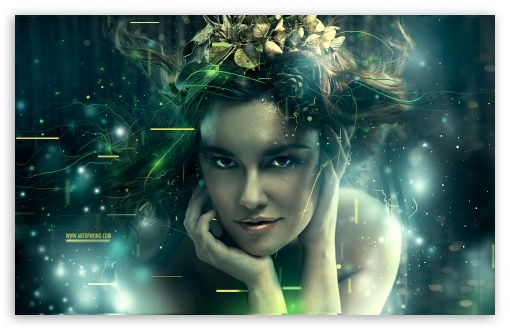 Download Magic Girl UltraHD Wallpaper