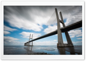 Vasco Da Gama Bridge in Lisbon