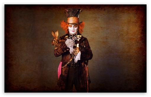 Download Johnny Depp In Alice In Wonderland UltraHD Wallpaper