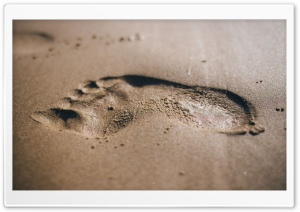 Beach Foot Print