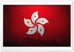 Hong Kong China Flag