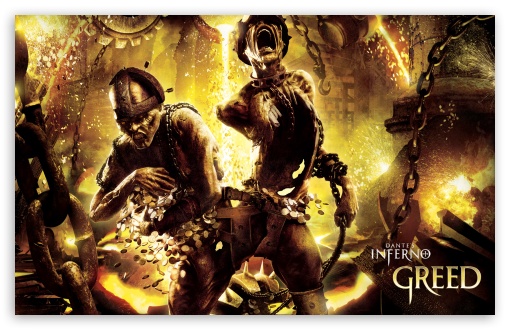 Download Dante's Inferno Greed UltraHD Wallpaper