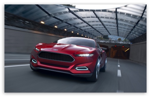Download Ford Evos Concept Road UltraHD Wallpaper