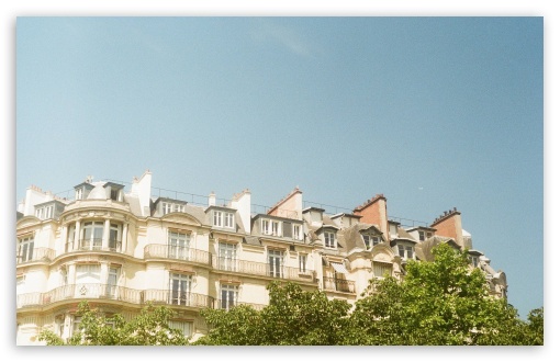 Download Parisian Rooftops UltraHD Wallpaper