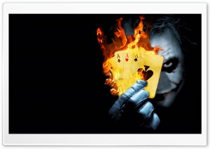Burning Poker Joker
