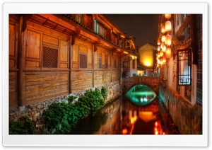 The Canals Of Lijiang At Night