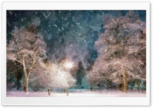 Snow At Night Wallpaper DAP...