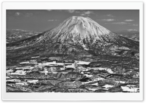 Mount Yotei Black and White