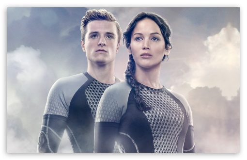 Download Jennifer Lawrence as Katniss Everdeen and... UltraHD Wallpaper
