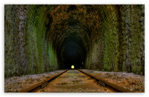 Download Railway Tunnel UltraHD Wallpaper
