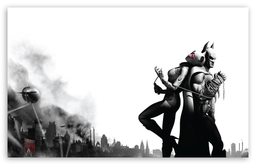 Download Batman Arkham City - Batman & Catwoman UltraHD Wallpaper