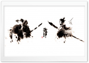 Samurai Ink-Splatter