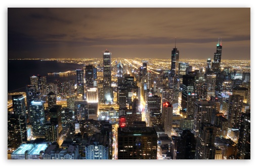 Download Chicago Skyline From John Hancock UltraHD Wallpaper