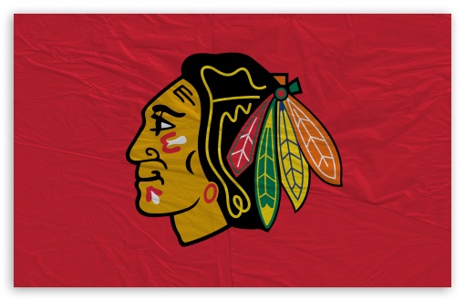 Download Chicago Blackhawks Flag UltraHD Wallpaper