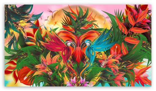Download Jungle Abstract UltraHD Wallpaper