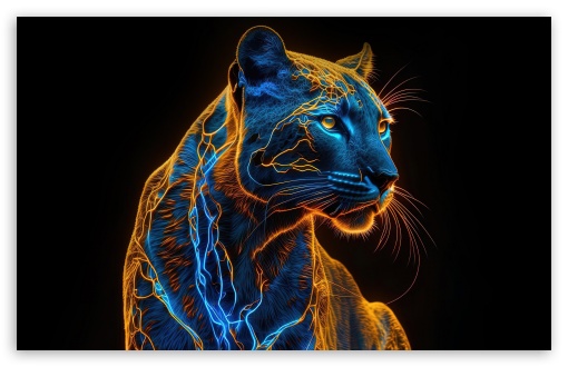 Download Black Panther Modern Art UltraHD Wallpaper
