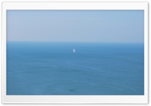 Sailboat In Open Sea