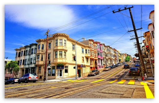 Download Street In San Francisco UltraHD Wallpaper