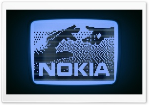 Nokia LCD Logo Blue