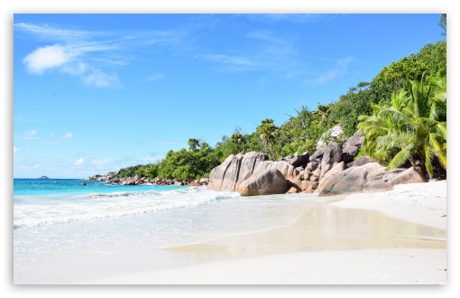 Download Seychelles Beach Praslin Anse Lazio UltraHD Wallpaper
