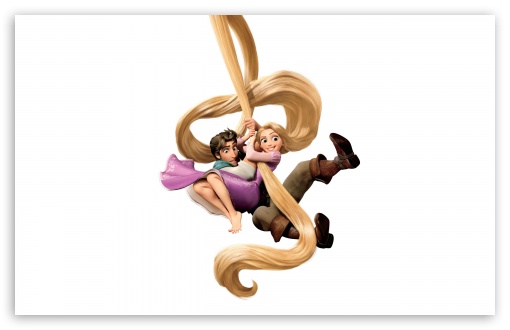 Download Tangled Rapunzel And Flynn Ryder UltraHD Wallpaper