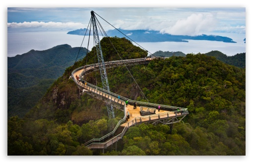 Download Langkawi Sky Bridge Malaysia UltraHD Wallpaper
