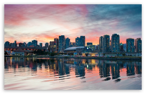 Download Vancouver Sunset UltraHD Wallpaper