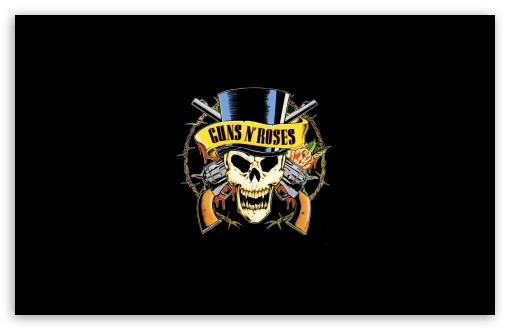 Download Guns 'n' Roses Logo (HD) UltraHD Wallpaper