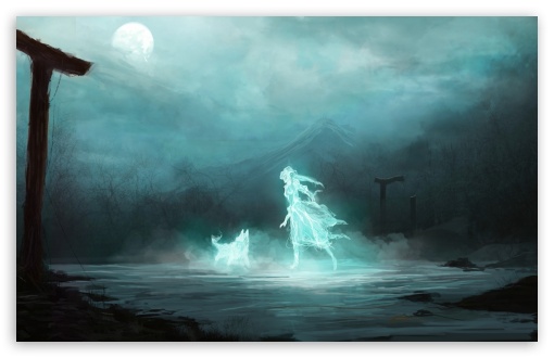 Download Dark Ghost UltraHD Wallpaper