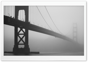 Golden Gate In Fog