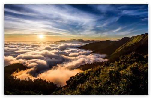 Download Sea of Clouds, Hehuanshan Mountain UltraHD Wallpaper