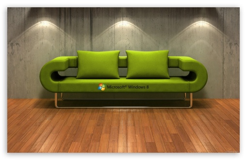 Download Windows 8   3D Couch UltraHD Wallpaper