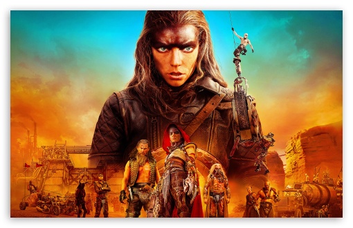 Download Furiosa A Mad Max Saga 2024 Movie, Anya... UltraHD Wallpaper