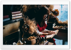 Girl Reading a Book