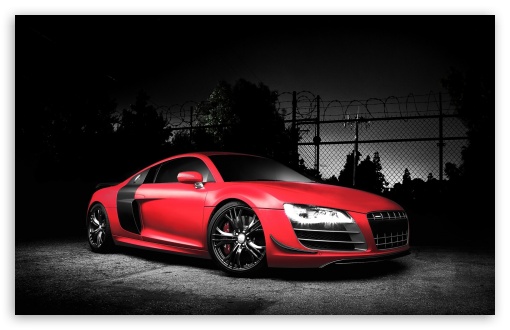 Download Red Audi R8 GT UltraHD Wallpaper
