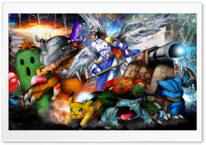 Digimon x Pokemon Mash Up 2014